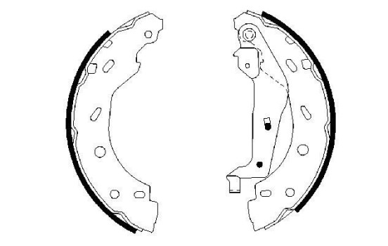 Brake Shoe Set, Image 5