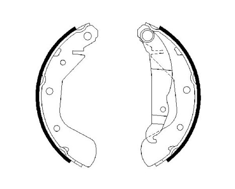 Brake Shoe Set, Image 2