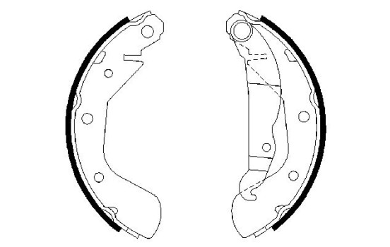Brake Shoe Set, Image 2