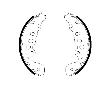 Brake Shoe Set, Image 5