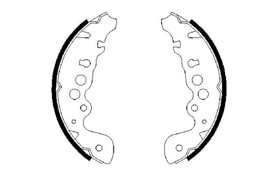 Brake Shoe Set, Image 5