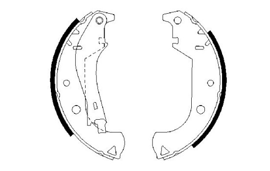 Brake Shoe Set, Image 5