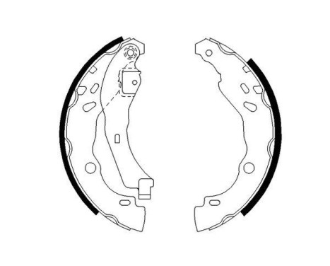 Brake Shoe Set, Image 5