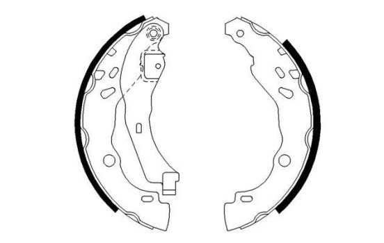 Brake Shoe Set, Image 5