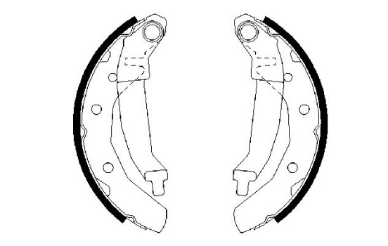 Brake Shoe Set, Image 5