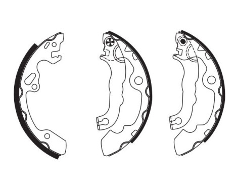 Brake Shoe Set, Image 5