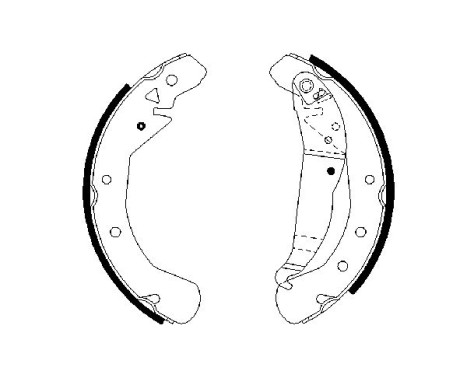 Brake Shoe Set, Image 6