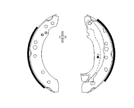 Brake Shoe Set, Image 5