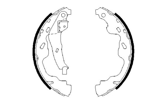 Brake Shoe Set, Image 6