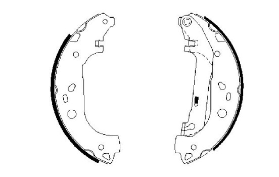 Brake Shoe Set, Image 5