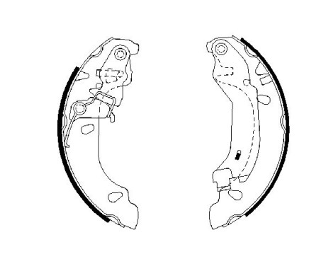 Brake Shoe Set, Image 5