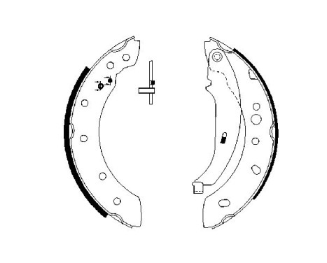 Brake Shoe Set, Image 5