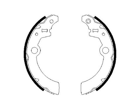 Brake Shoe Set, Image 5