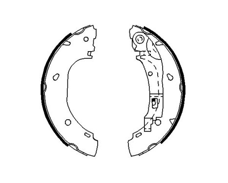 Brake Shoe Set, Image 5