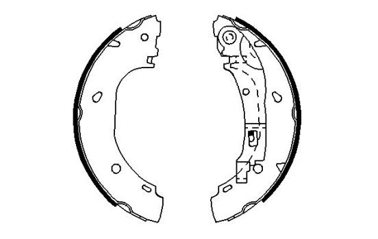 Brake Shoe Set, Image 5