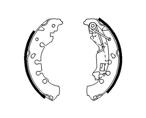 Brake Shoe Set, Image 5