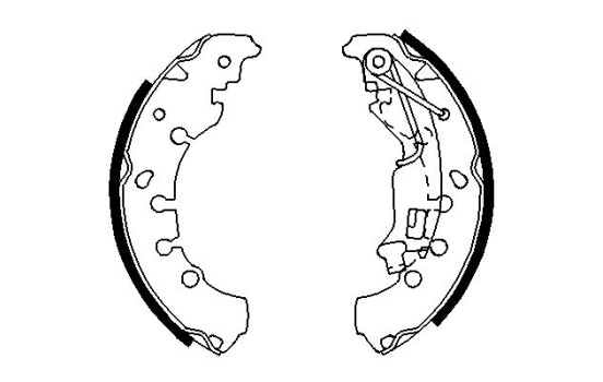 Brake Shoe Set, Image 5