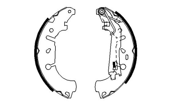 Brake Shoe Set, Image 2