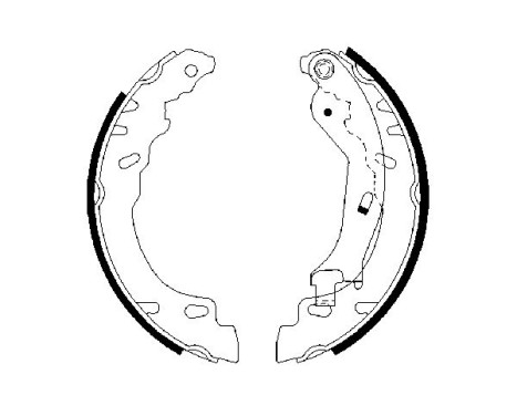 Brake Shoe Set, Image 5