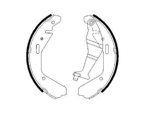 Brake Shoe Set, Image 5