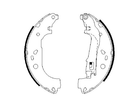 Brake Shoe Set, Image 5