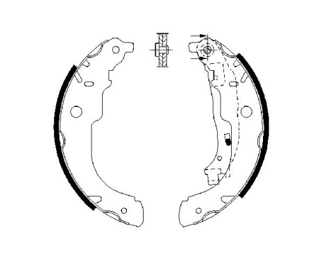 Brake Shoe Set, Image 5