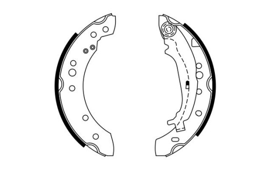 Brake Shoe Set, Image 5
