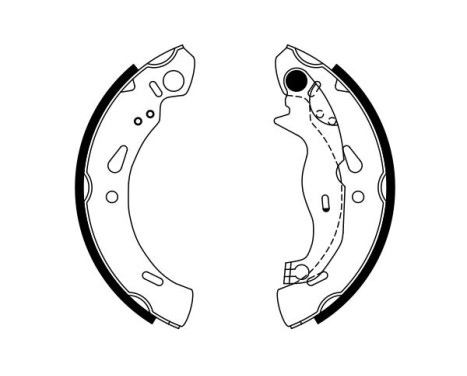 Brake Shoe Set, Image 5