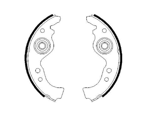 Brake Shoe Set, Image 5