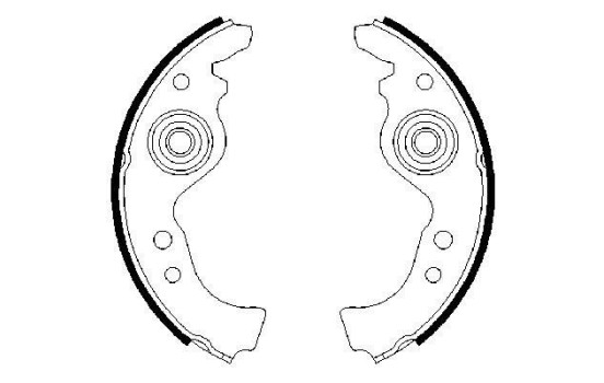 Brake Shoe Set, Image 5