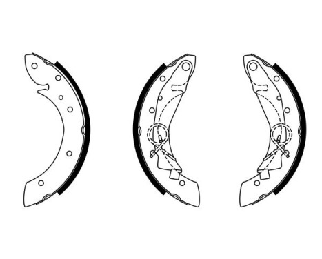 Brake Shoe Set, Image 5