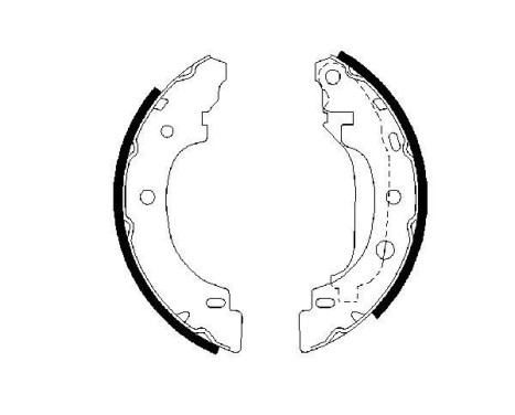 Brake Shoe Set, Image 6