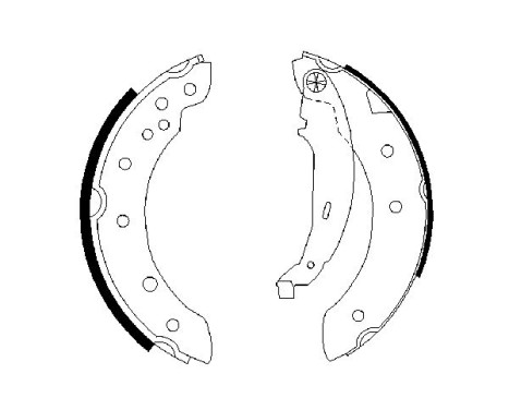 Brake Shoe Set, Image 6