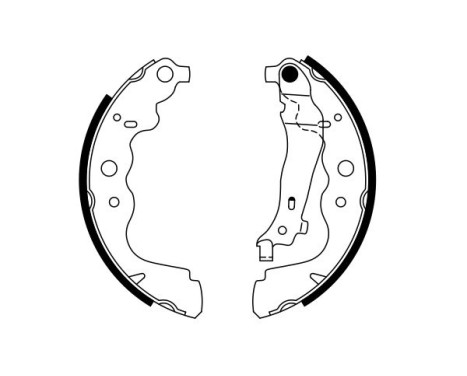 Brake Shoe Set, Image 5