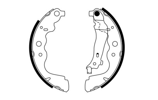 Brake Shoe Set, Image 5