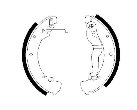 Brake Shoe Set, Image 5