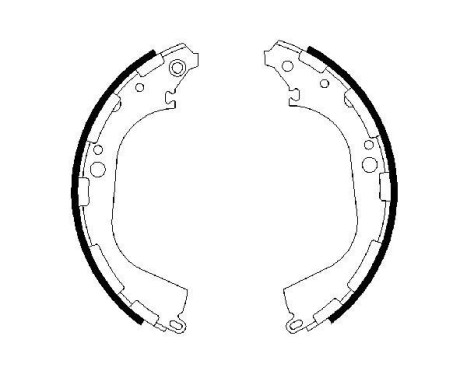 Brake Shoe Set, Image 5