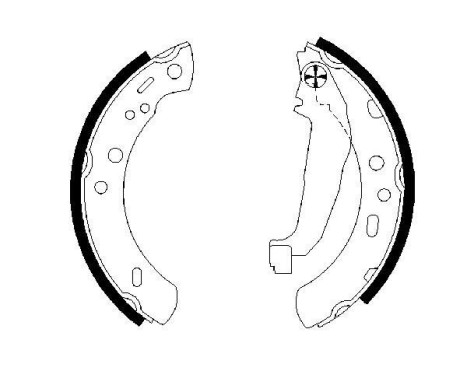 Brake Shoe Set, Image 5