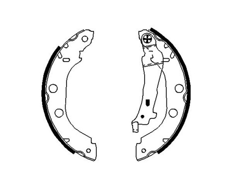 Brake Shoe Set, Image 5