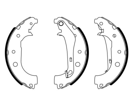 Brake Shoe Set, Image 5