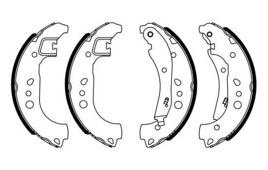 Brake Shoe Set, Image 2
