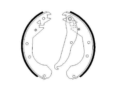 Brake Shoe Set, Image 2