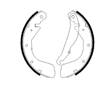 Brake Shoe Set, Image 5