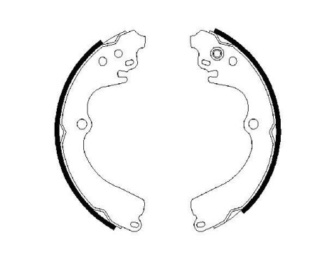 Brake Shoe Set, Image 5