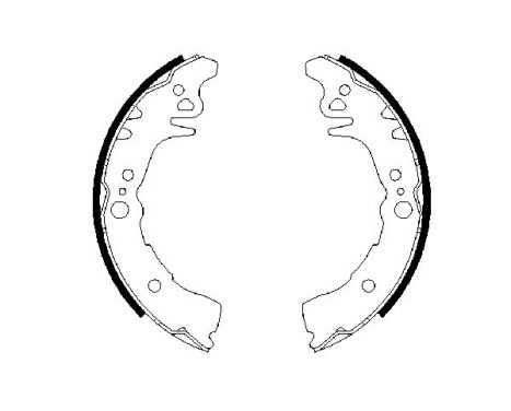 Brake Shoe Set, Image 2