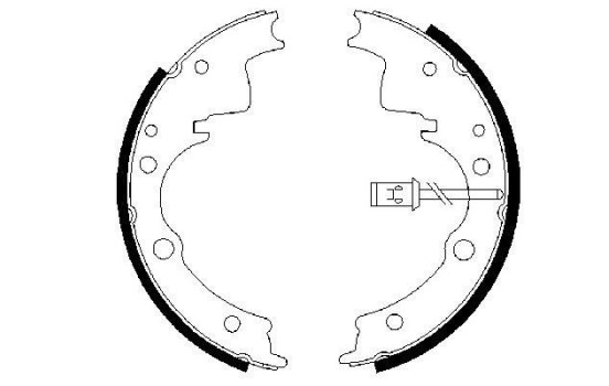 Brake Shoe Set, Image 5