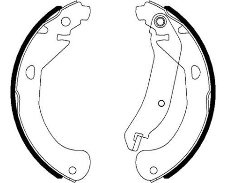 Brake shoe set
