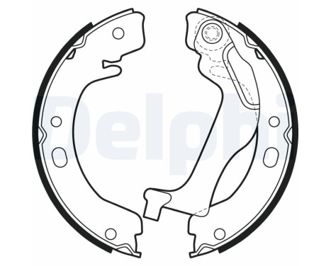 Brake shoe set