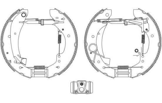 Brake shoe set