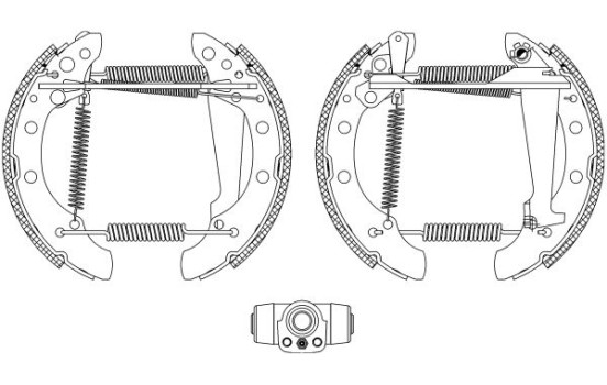 Brake shoe set